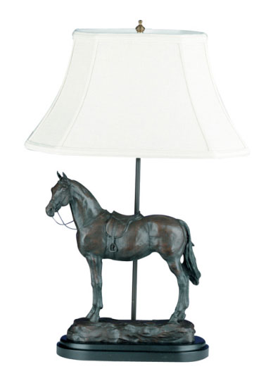 English Horse Lamp by OK Casting