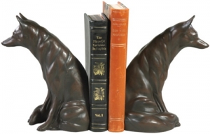 Waiting Fox Bookends
