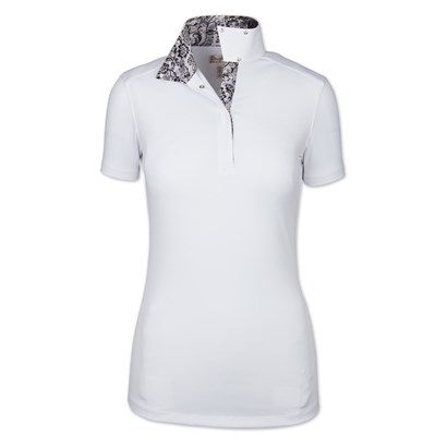 Tailored Sportsman Short Sleeve Show Shirt Black on White, Medium Tailored Sportsman Short Sleeve Show Shirt Black on White, Medium